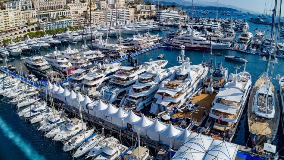 Plein Coeur De Monaco, A 300 Metres A Pied Du Port De Monaco, 4 Pieces Dans Des Escaliers Vue Mer Exceptionnelle ภายนอก รูปภาพ